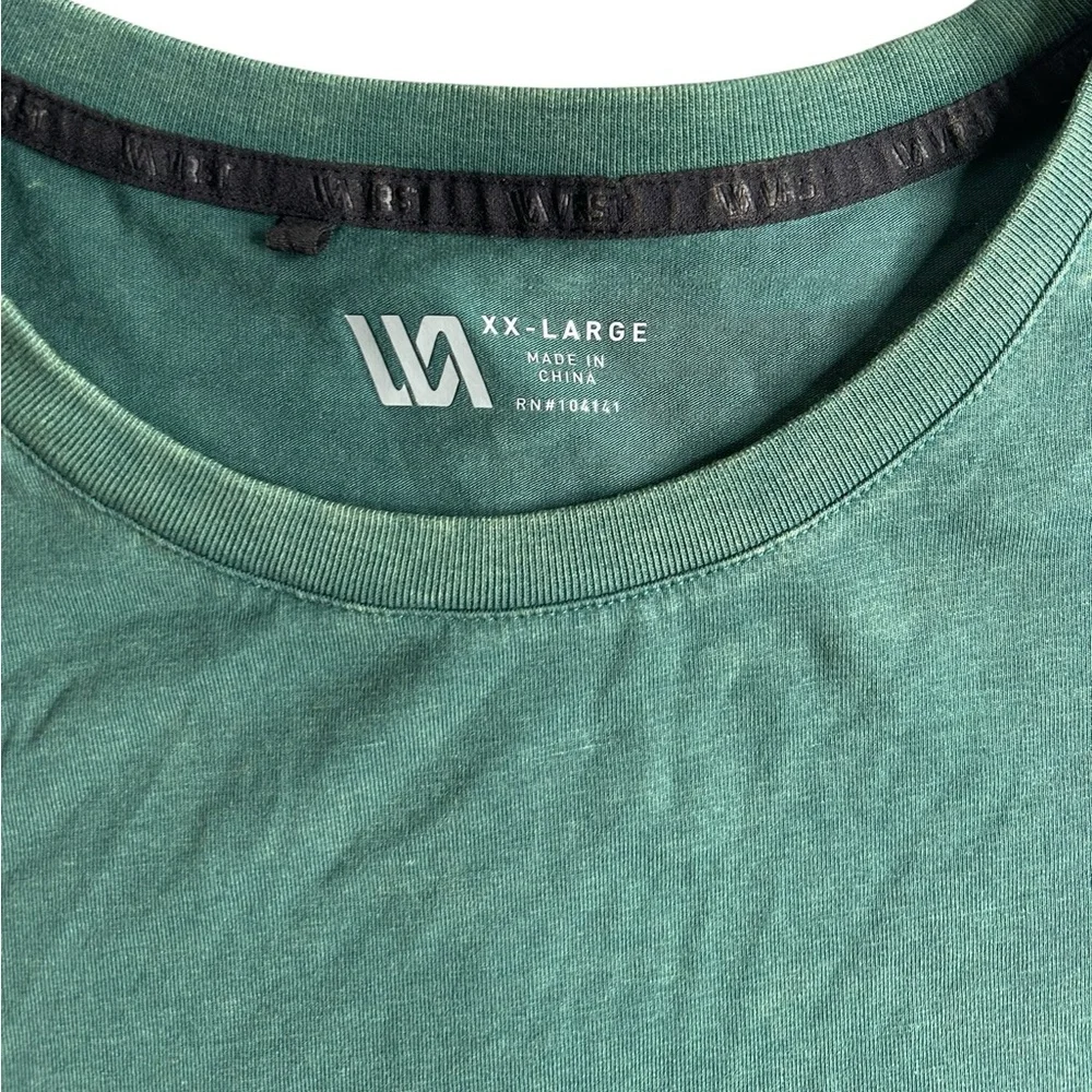 VRST Men’s Pocket T-Shirt Size 2XL Green Lightweight‎ Crewneck Tee